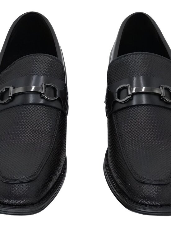 New York Company Men\'s Malth Bit Loafers Black Dress Slip-On US 7.5 EU 40.5 main image 4